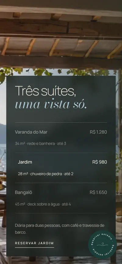 Suítes no celular