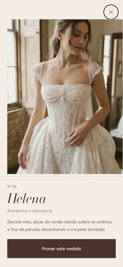 Vestido no celular